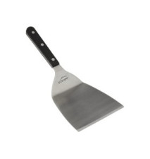 Spatule Coudée spécial Grill Inox Manche Noir, 27 X 12 cm