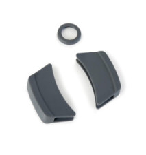 Lot 3 Pièces Silicone Pour Protection Faitout Ovale 16cm Gris