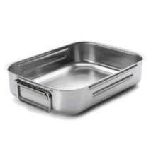 Plat à Rôtir Anses Athermique Retractables Inox.18 / 10 40X28x8 cm