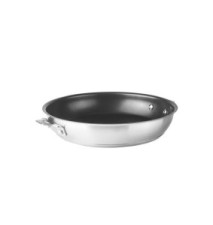 Poêle antiadhésive Combi Ø24Cm Acier Inox sans Poignée