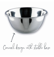 Bol Saladier Conique Inox - GARINOX - 20cm 1,40Lt