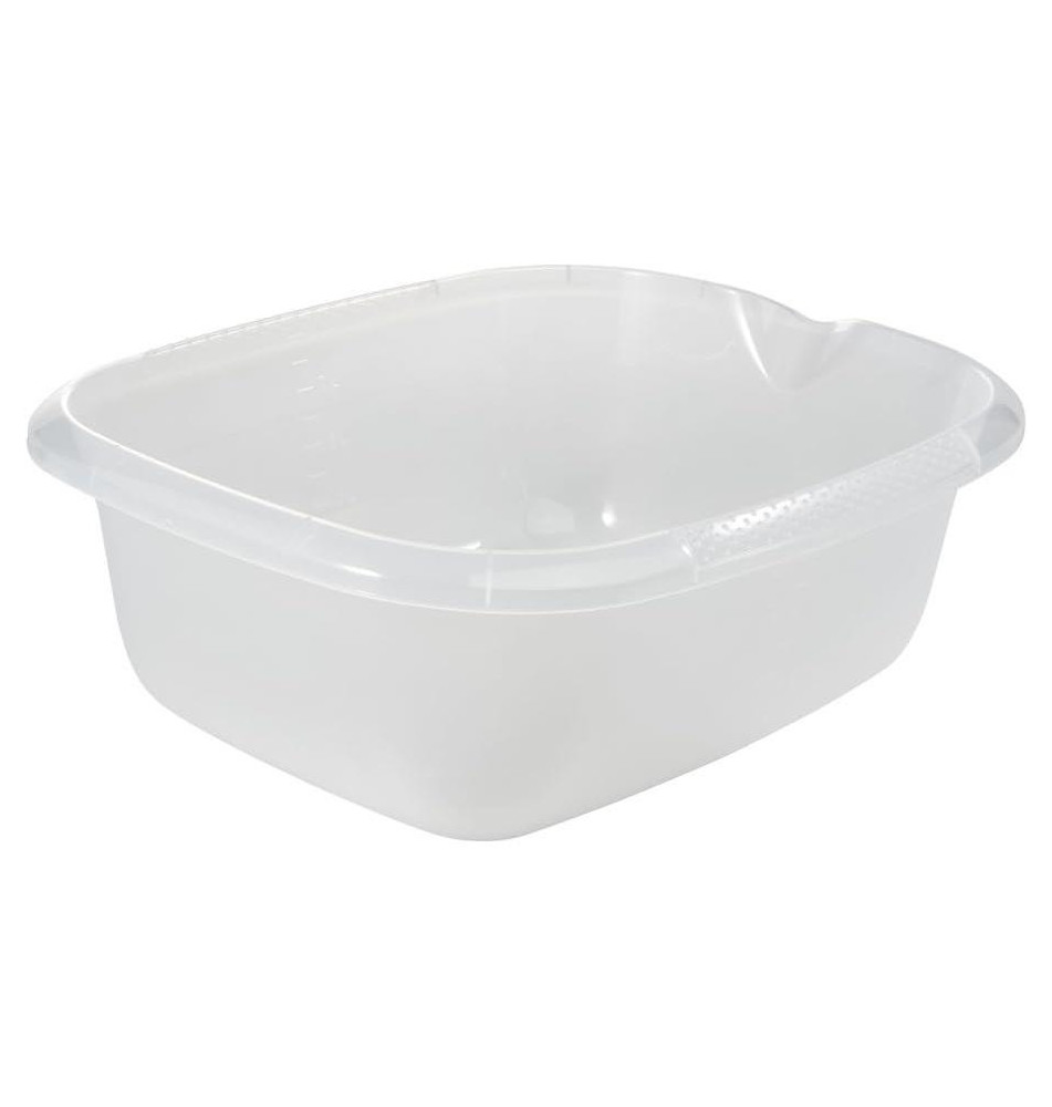 Bassine björk PP Carrée 9 litres 38x32cm Naturel