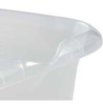 Bassine björk PP Carrée 9 litres 38x32cm Naturel