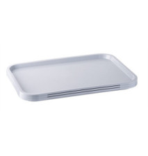 Plateau self-service, (L)450 x (P)355 mm, gris