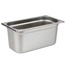Récipient GN 1/3 Acier Inox, (L)325 x (P)176 x (H)150 mm