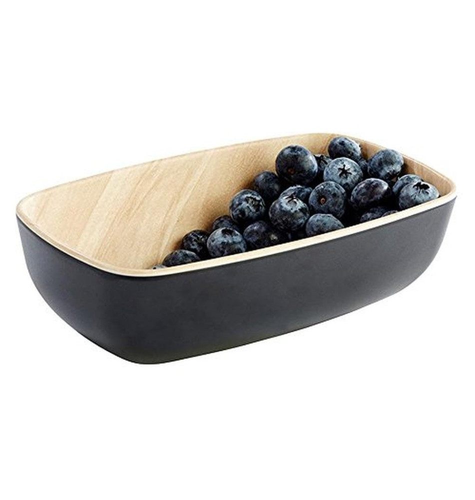 Coupe FRIDA GN 1/9 en Mélamine Aspect Bois 0,50 litre 17,6x10,8x5,5cm Noir
