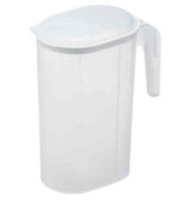Pichet 1,5 litre avec Couvercle Transparent/blanc