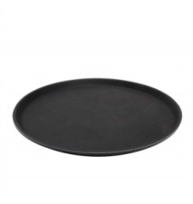 Plateau de Service GASTRO Anti-dérapant D 405 mm Noir