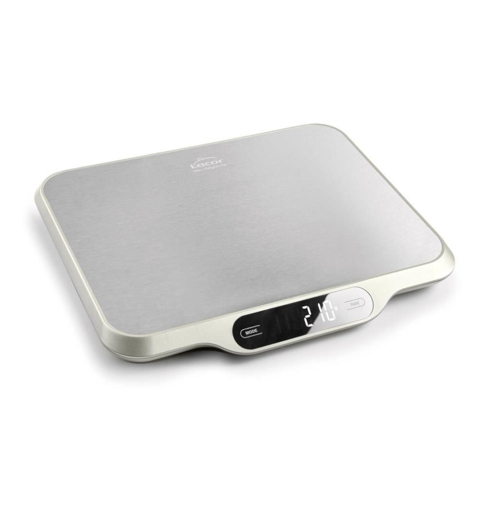 Balance de cuisine Eben 15Kg par 1g Plateau Inox 31x25,6cm