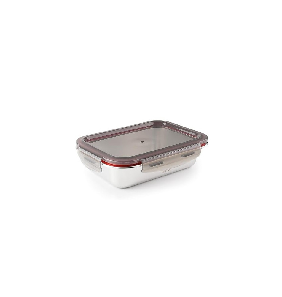 Récipient alimentaire Rectangle EcoInox Micro-ondes - 820 ml 20x15cm
