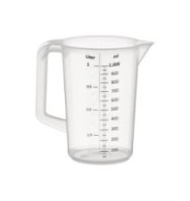 Pichet mesureur, 1,0 litre, transparent