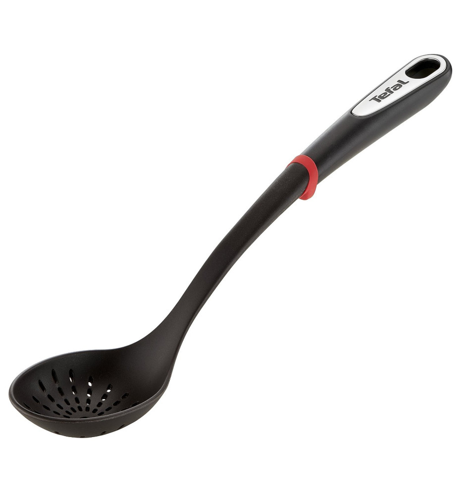 Ingenio Cuillère Écumoire insert Silicone Noir Rouge