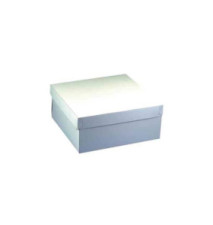 Lot de 10 Boîtes carton pour tartes et Gâteau avec couvercle 30x30x10 cm