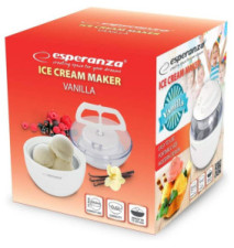Sorbetière Machine à Glace Vanilla blanche