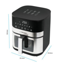 Air Fryer Avec Fenêtre 5 Litres 1400W Noir