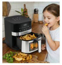 Air Fryer Avec Fenêtre 5 Litres 1400W Noir