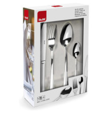 Set 24 couverts inox - 6 x cuilleres à soupe - couteau- fourchette- cuillere a dessert