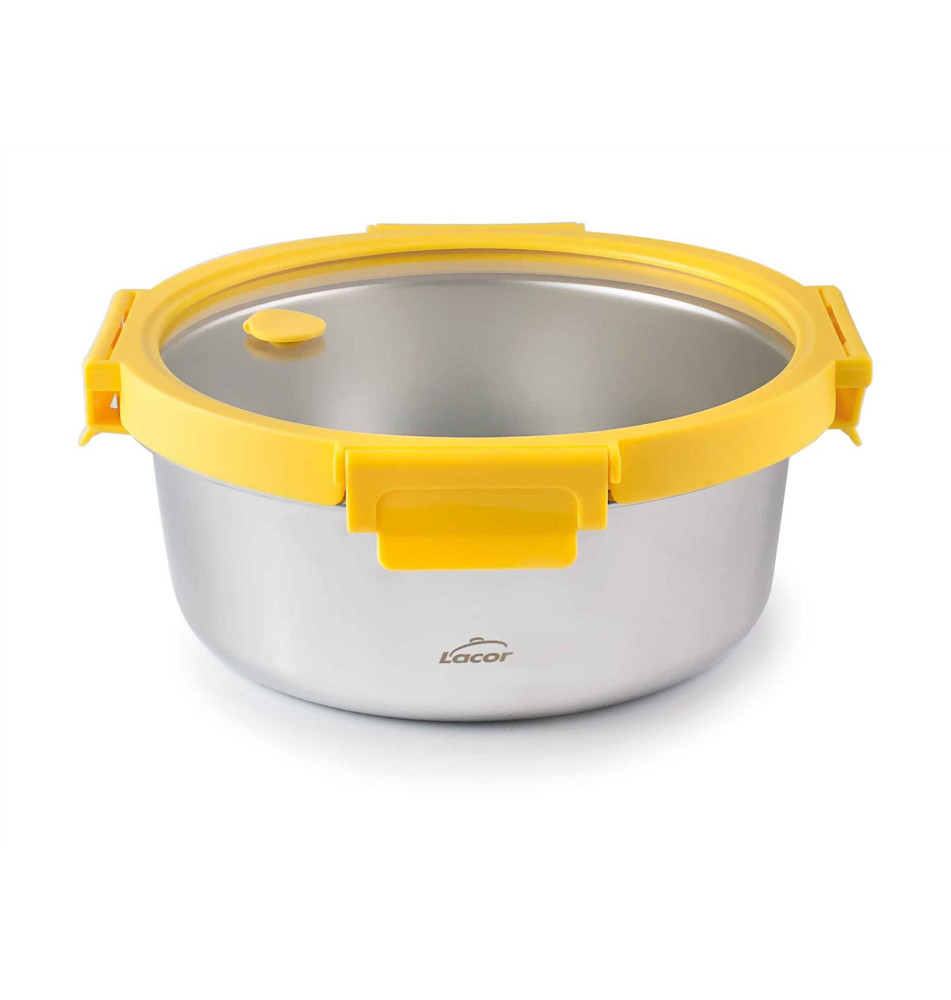 Récipient Rond Acier Inoxydable 18/10  1500ml 20cm