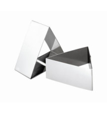 emporte-piece inox - Triangle 8 cm - hauteur 4.5 cm - passe au four et au lave-vaisselle