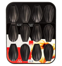 Plaque pour 12 Madeleines Acier 26 x 21 cm MOKA