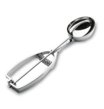 Cuillère à Glace Ovale Luxe en Inox 63x48mm