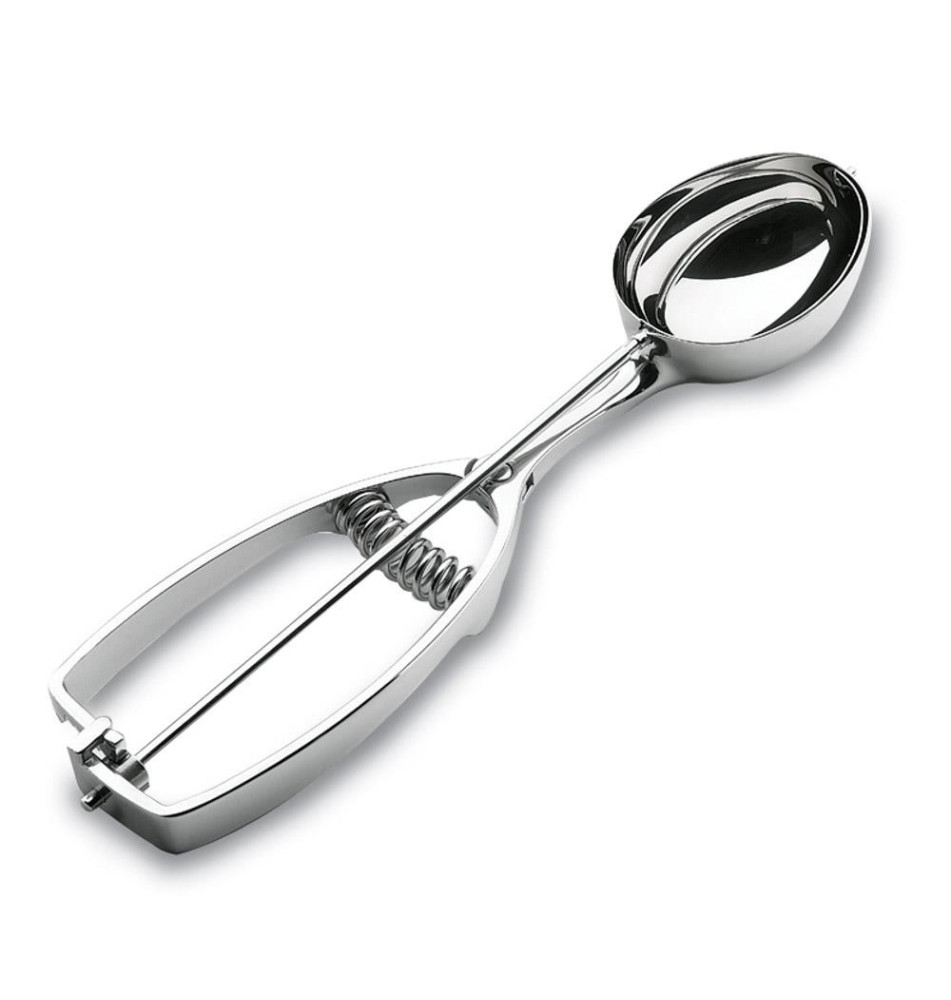 Cuillère à Glace Ovale Luxe en Inox 63x48mm
