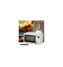 Four à micro-ondes 700 W Cap20 L 12 Programmes 5 Niveaux Puissance Crème
