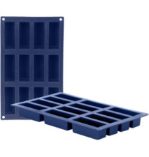 Moule forme cake 12 cavités (7,9 x 2,9 x 3 cm) Blueberry