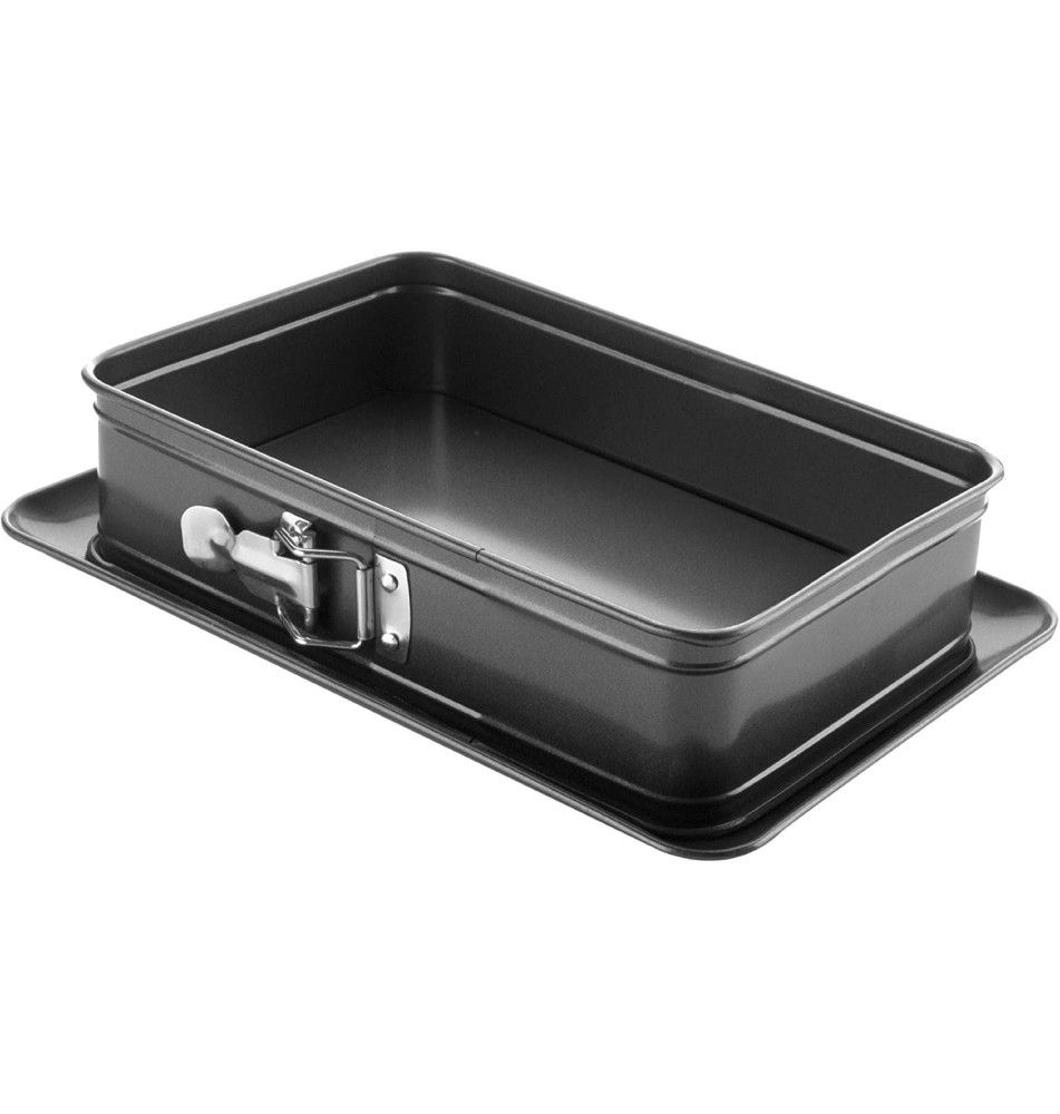 Moule démontable rectangulaire avec base supplémentaire 28x18 cm
