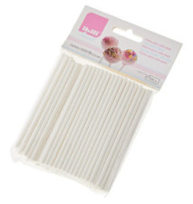 Pack de 100 Batonnets pour Cake Pops en Papier 10cm D3,5mm