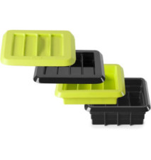 Kit pour 12 Barres Énergétiques Artisanale Silicone Noir/Vert