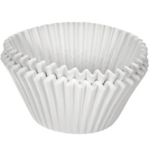Sachet de 50 Barquettes à Pâtisserie Rond Diam 8cm en Papier Blanc