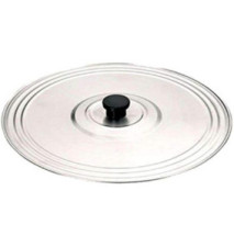 Couvercle inox 26-28-30cm bouton Bakélite