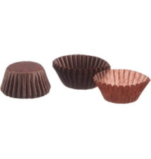 Lot de 100 Moules Praline en Papier 4x2cm