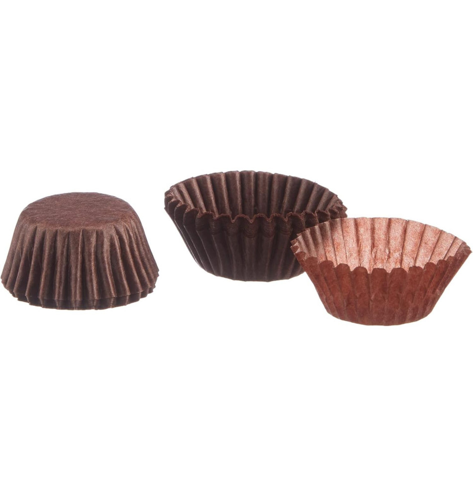 Lot de 100 Moules Praline en Papier 4x2cm