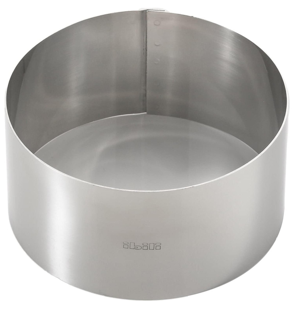 Cercle de patisserie en inox 12x6 cm