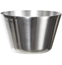 Petit Moule Creme Caramel Inox D 8cm H 5cm
