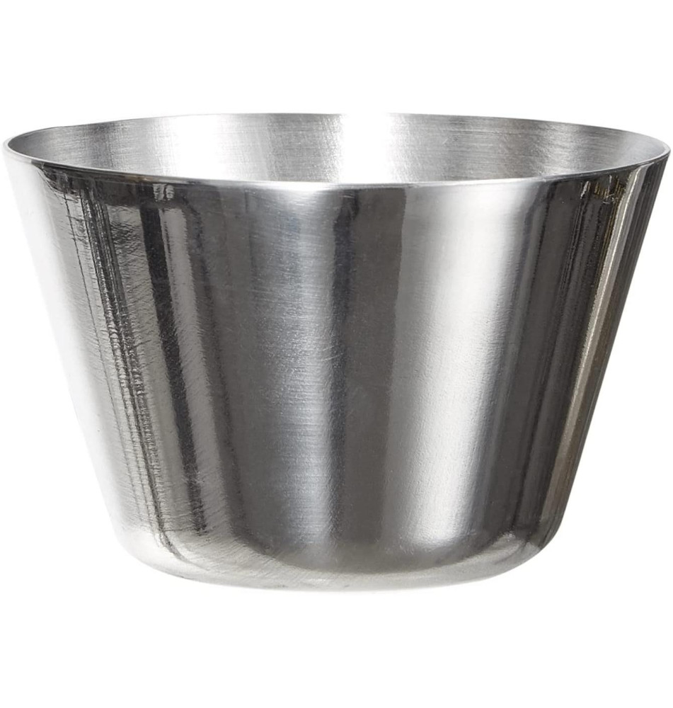 Petit Moule Creme Caramel Inox D 8cm H 5cm