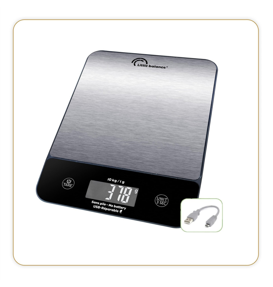 Balance de cuisine c-Happy Genius Inox