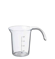 Pichet mesureur Palermo, 0,2 litre, transparent