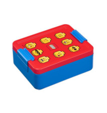 Boîte à goûter LUNCH BOX ICONIC, rouge/bleu