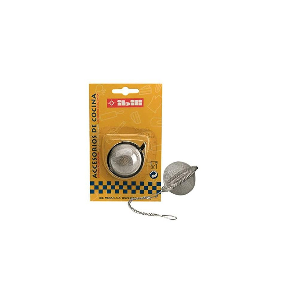Boule à Thé, Acier Inoxydable Argent 4 cm