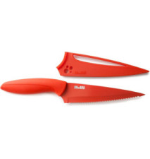 Couteau à Pain 22cm Rouge ou Jaune Aléatoire
