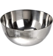 Bol Semi Sphère en INOX, Argent, 8 cm