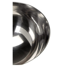 Bol Semi Sphère en INOX, Argent, 8 cm