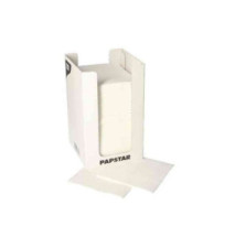 Serviette cocktail PUNTO, 200 x 200 mm, blanc