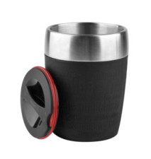 Mug isotherme TRAVEL CUP 0.2L inox/noir - K3081314