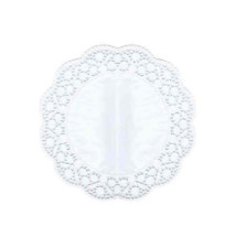 12 Napperons pour Gâteau en papier blanc, diamètre 360 mm