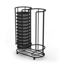 Porte-capsules de café pour Tassimo, support pour 26 caps., noir mat