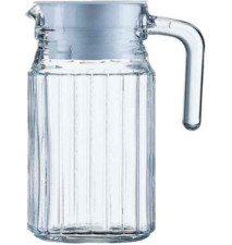 Pichet en verre Quadro avec couvercle 0,5 L